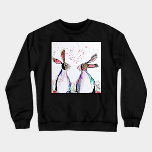 Bunnies in love. Crewneck Sweatshirt